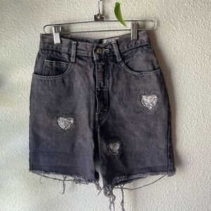 Vintage heart shorts